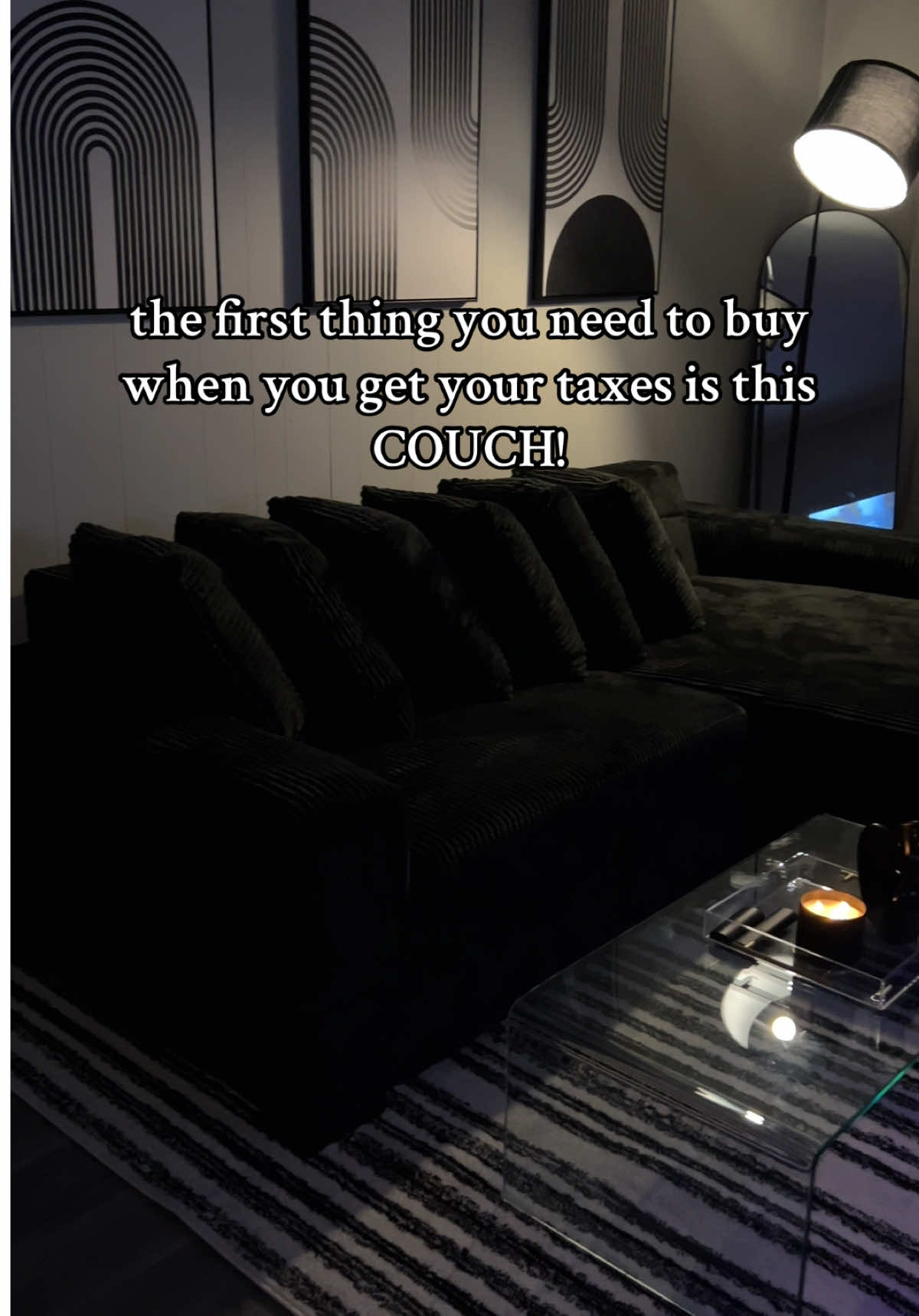 let me help you get the max on your taxes this year! ❤️ #fyp #taxseason #wayfaircouch #wayfair #apartmentdecor #apartmenttour #minimalist @Wayfair 