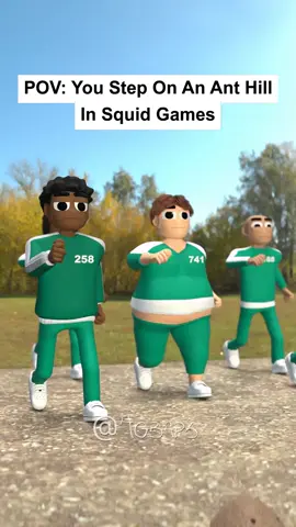 POV: You stepped on an ant hill in squid games  #naijaanimation #Gbaps