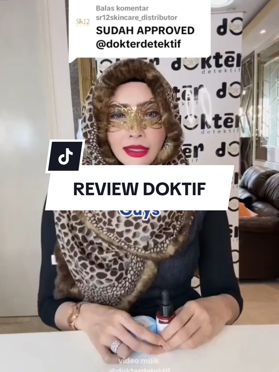 Membalas @sr12skincare_distributor jadi ga usah ragu lagi sudah @DokterDetektif Approved #dokterdetektif #sr12 #skincare #retinol #serumretinol #wibgajian  #serumretinolsr12 #salmondna #dnasalmon #dnasalmonsr12 #doktif #doktifapproved 