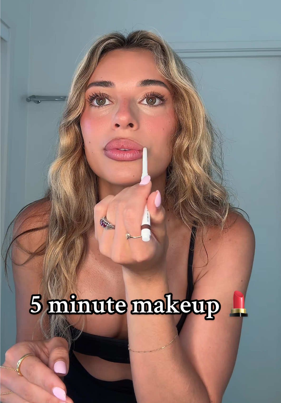 miss you guys sorry for being MIA, here’s a quick GRWM of my updated 5 minute makeup 💄  @Too Faced @Charlotte Tilbury @Hourglass Cosmetics @Benefit Cosmetics @MCoBeauty @Tatcha 