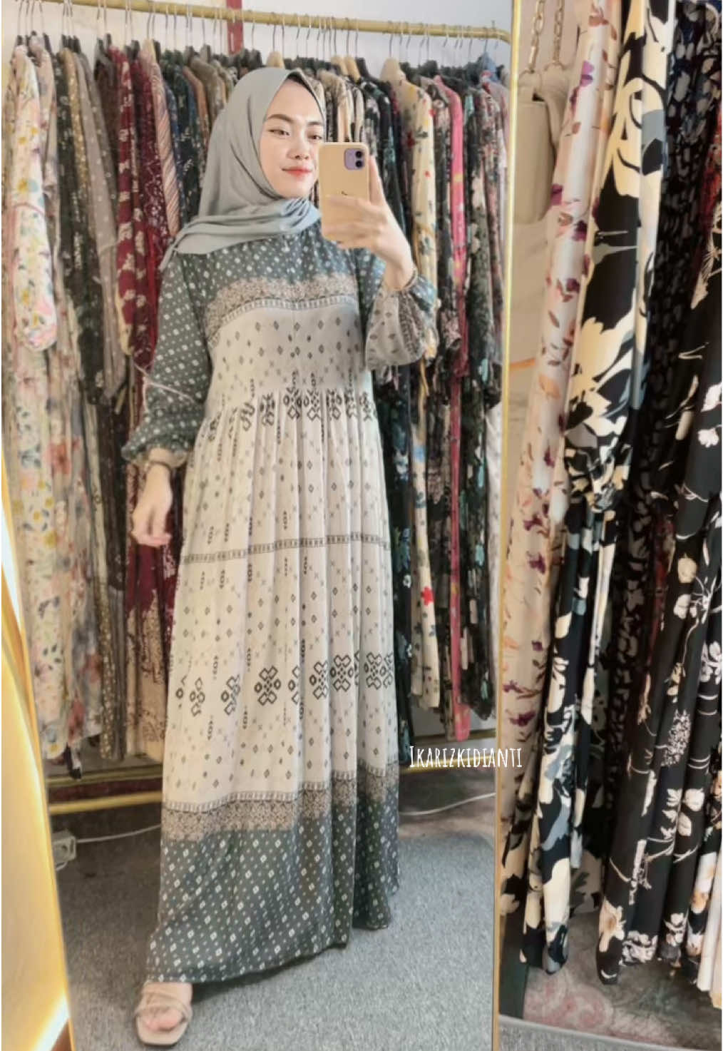 Solusi nih buat dipakai lebaran cocok banget ☺️ #dress #dressanjani #dressanjanipitarayon 