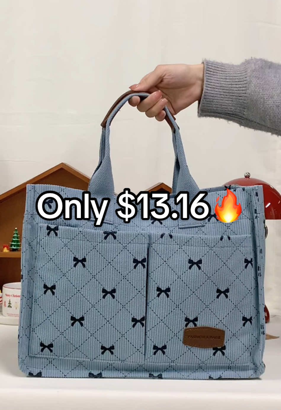 Blue bow bag🦋🎀💓😻#bag #bow #handbag #totebags #crossbodybag #blue #pretty #girl #ladies #girlfriend #gift#fashion #fashionbag #tiktokshopholidayhaul #tiktokshoplastchance #tiktokshopnewyearnewaura #