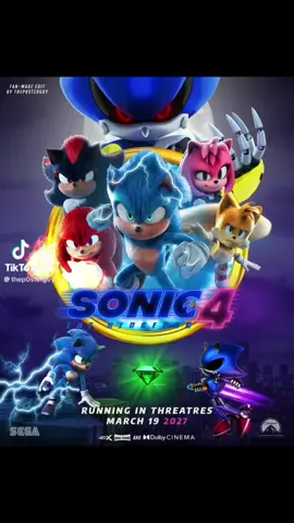 Sonic the Hedgehog 4 is coming more on 2027
