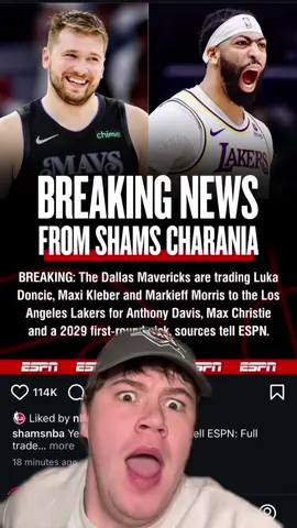 LUKA IS A LAKER!?😳😭🏀 #NBA #basketball #lukadoncic #lakers #skit #funny  