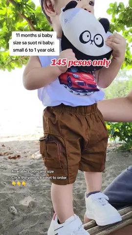 Affordable price pero lakas na maka porma sa ating kids, mas lalong popogi. #cargoshort #shortforkids #short #OOTD #kidsshort #fyp #foryoupage 
