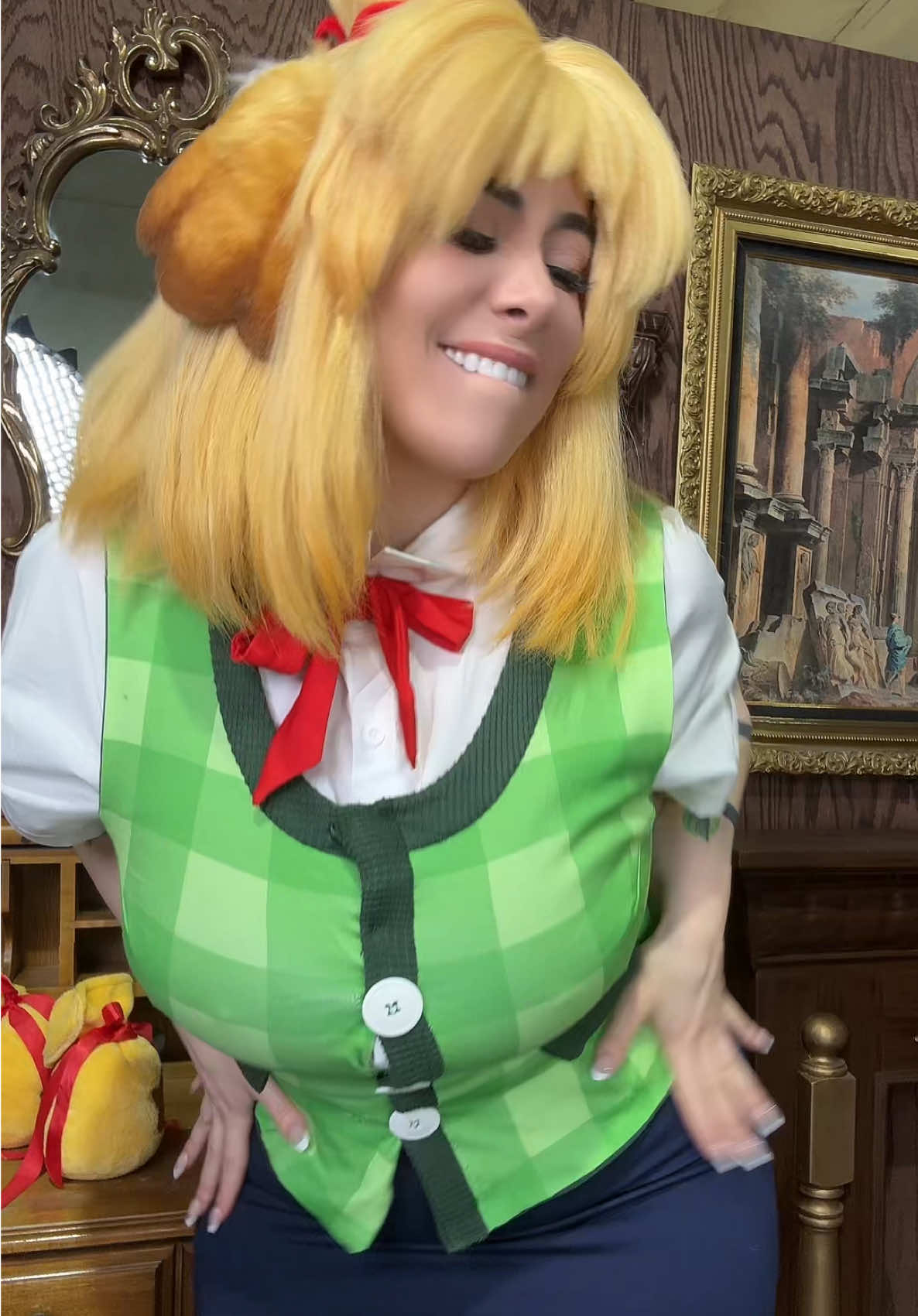 Isabelle best girl ⭐️✨🌟#momokun #isabellecosplay #isabelleanimalcrossing #animalcrossing 
