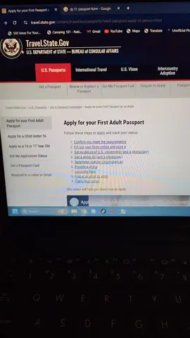 It's truly terrifying to me how many sites keep going down under maintenance, I've never seen this before. If you're looking to apply for passport download the PDF and print it out. #passport #expat #travel #passportapplication 