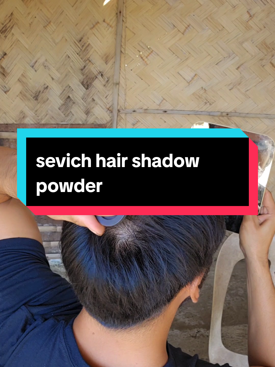 Subukan niyo itong Sevich hair shadow powder kung manipis na din ang inyong hair #sevichhairpowder #sevichhairshadowpowder 
