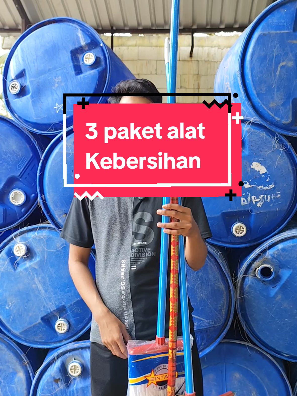 Paket alat kebersihan cuman 30rb, kalian bisa dapet pel, wiper, sikat, dan salah satunya bisa diganti dengan sapu senar #rekomendasialatkebersihan #jelajahgajian #promoguncang22 #sapu #wiper #pellantai 