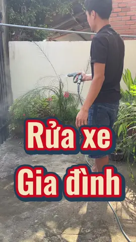 Máy rửa xe gia đình #tantai #mayruaxe #mayruaxecaoap #trend #hukan 
