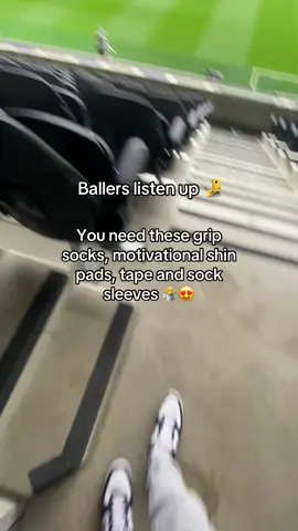 They’re a must 🤷 #gripsocks #socksleeves #shinpads #tape #cheap #deals #tiktokshop #tiktokmademebuyit #fyp #forupage 