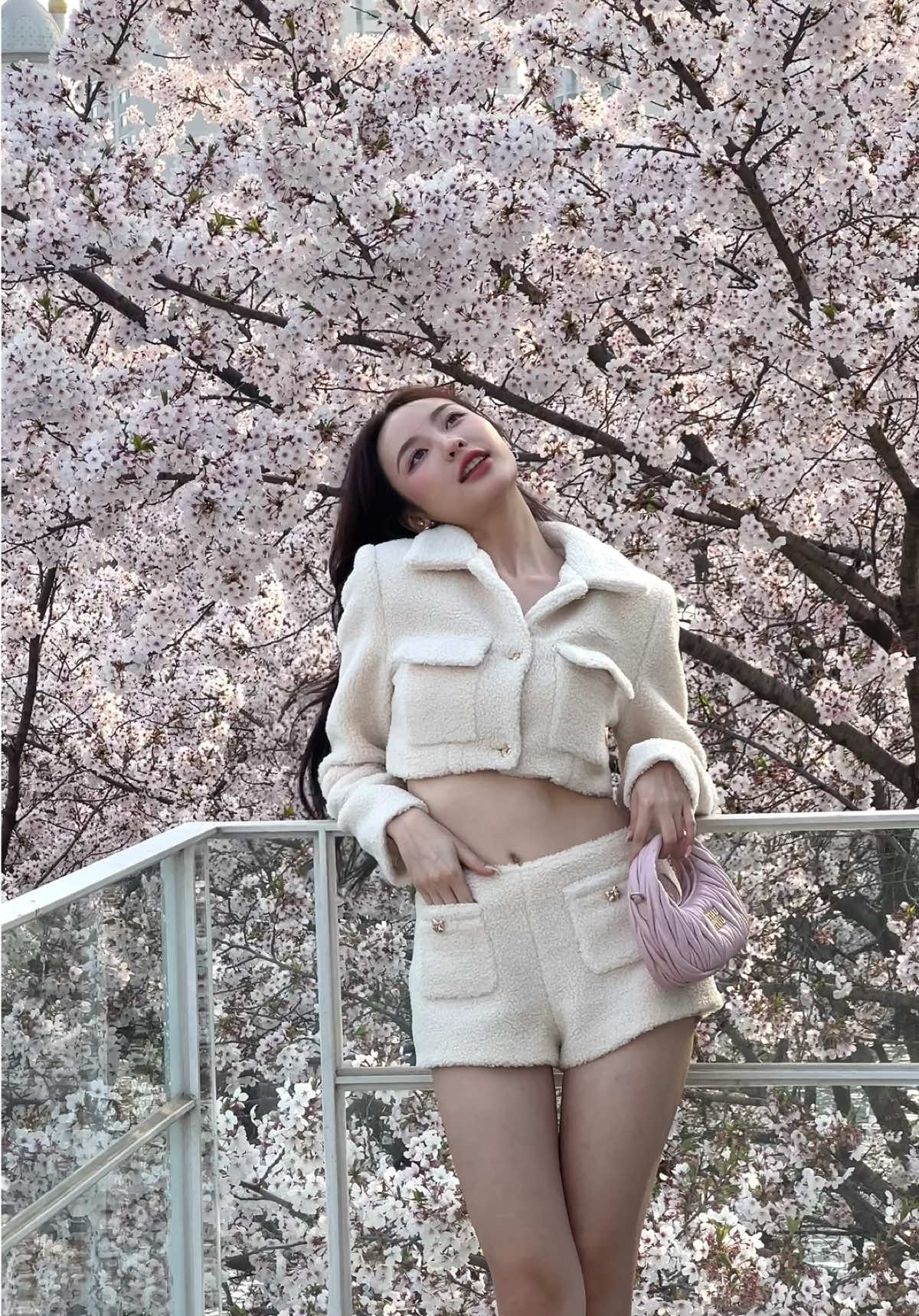 Sakura🌸🌸🌸   Outfit: Puri & Me #เที่ยว #เที่ยวหน้าหนาว #ซากุระ #ญี่ปุ่น #เกาหลี #เสื้อกันหนาว #เซี่ยงไฮ้ 