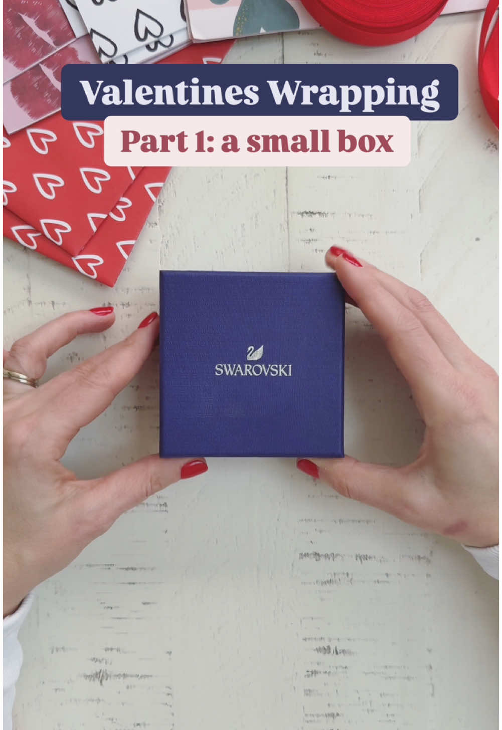 Valentines Part 1: How to wrap a small box  #valentines #giftideas #giftwrapping 