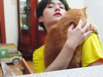 愛猫の為に、日本で20万ウォン分のお土産を買ったり、休日には実家に帰って遊んだり、stayにbubbleやVlogを通して紹介したりと、とにかく猫愛が強い飼い主リノさん。リノに飼われてみたい人生でした#leeknow #straykids 