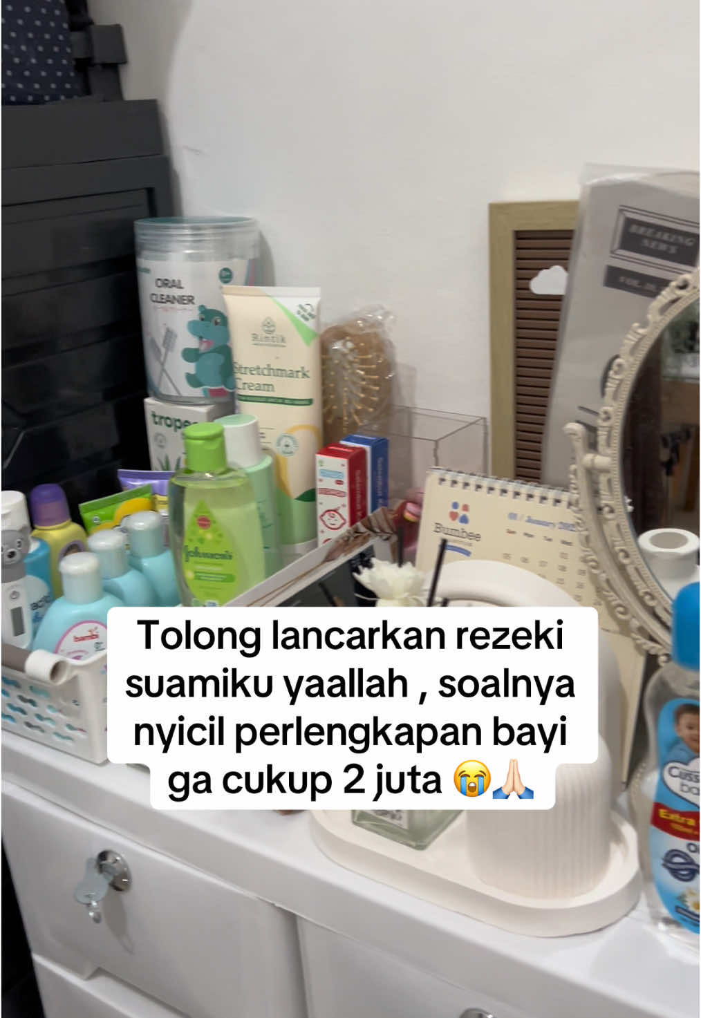 Alhamdulillah udh 90% tinggal d cuci sm di susun ulang aja biar enak di pandang🤣 #masyaallahtabarakkallah #nyicilperlengkapanbaby #hplapril #tm3 #bumilhappy #bumilsehat #pregnant #baby #perlengkapanbayi 