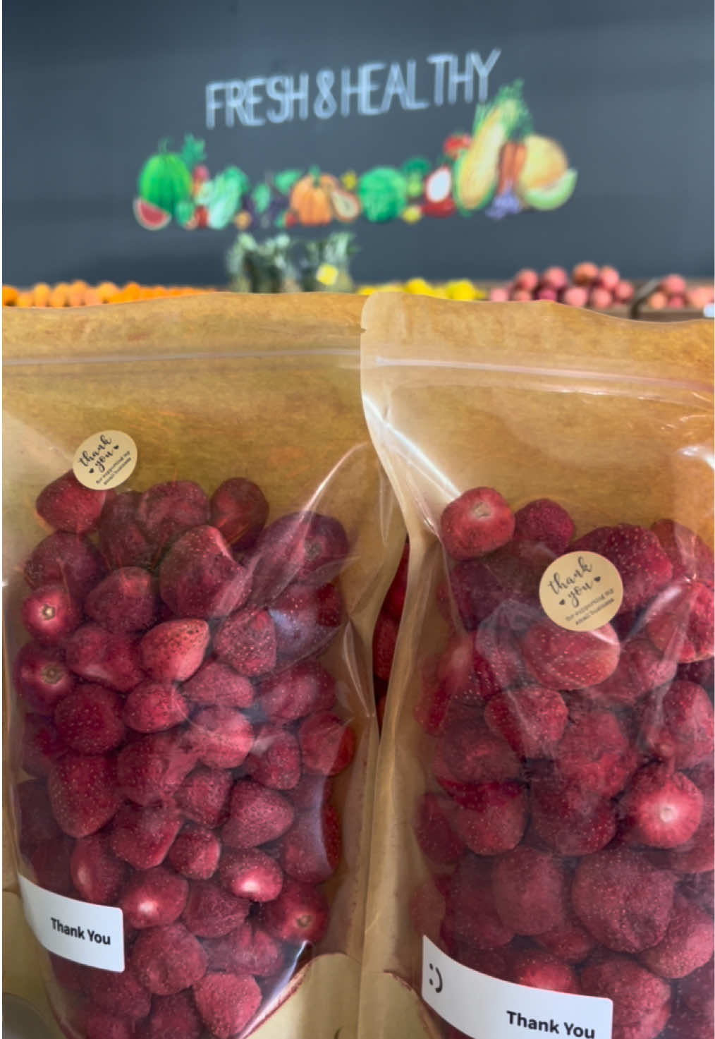 #frozen #fruit #trend #strawberry 🍓🍌🍎🍐🍊🍑🍍🥝🥑🍋‍🟩