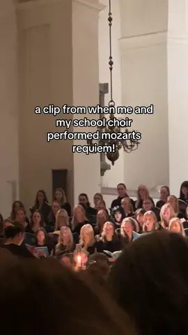 the entire requiem has always meant a lot to me, this was actually performed back in november but I didn’t get the videos until yesterday so that’s why I’m sharing this now #mozart #wolfgangamadeusmozart #foryou #requiem #lacrimosa #choir 