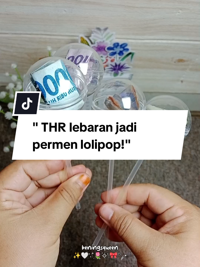 THR unik kayak permen lolipop! Bola akrilik bening dan kuat, cuma seribuan aja! Stok sering cepat habis, buruan checkout sekarang! #amploplebaran #amploplebaranunik #amploplebaranlucu #amploplebaranviral #amploppermen #thrlebaran #lebaran2025 #cuantanpabatas #wibgajian #fyp 
