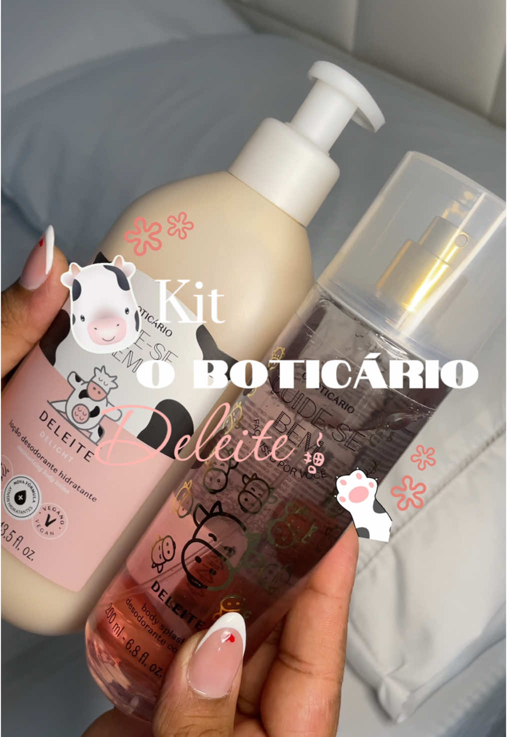 Deleite 🐮  #oboticario #deleite #perfumetiktok #perfumes #deleiteoboticario #cuidesebem #boti #cuidadoscomapele #cheirosa #cheirosagastandopouco 