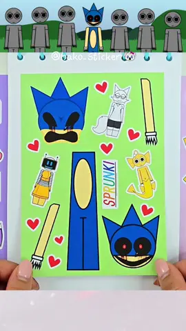Incredibox Sprunki Retake OC Deluxe Human Sonic.exe | 스프런키 리테이크 OC 사람 버전 | ASMR🧍🏻‍♀️🧍🏻‍♂️ #papercraft #sticker #diysticker #asmr #stickerasmr #paperasmr #스티커 #스티커놀이 #종이놀이 #스티커붙이기  #다꾸 #sprunki #sprunkiincredibox #incredibox #game #스프런키 #인크레디박스 #retake #sonic  #stickerplay 