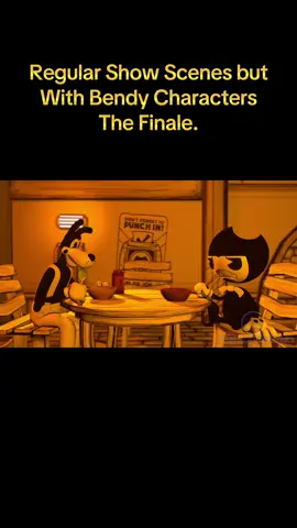 #regularshow scenes but with #bendyandtheinkmachine characters #bendy #sfm #animation #meme #neavydewez654 
