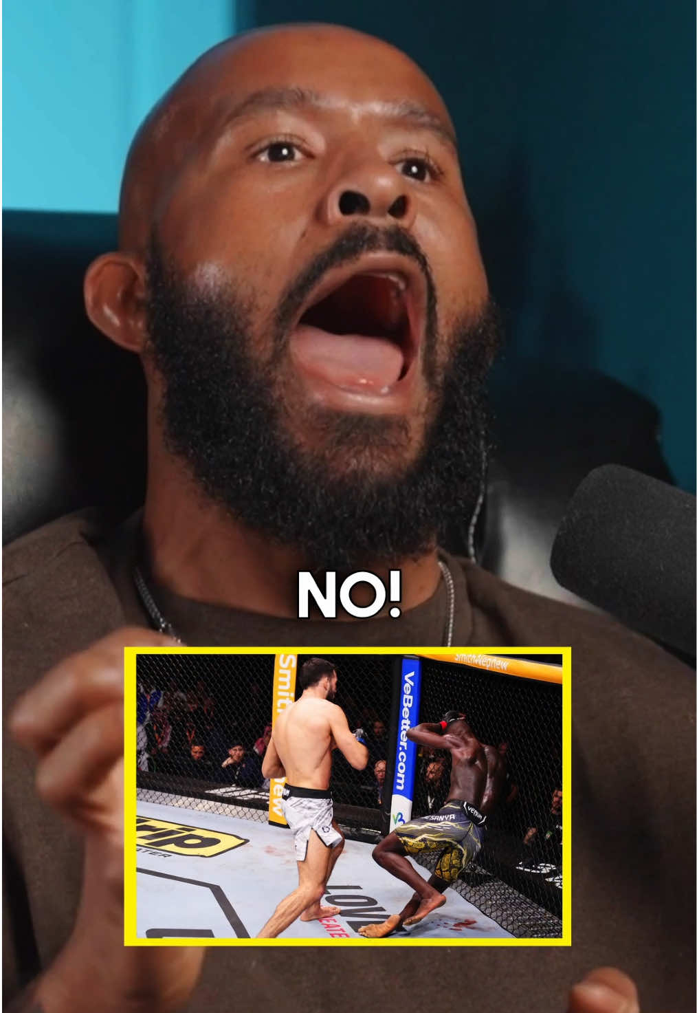 ‘Get Up Izzy! 🥺’ DJ Reacts To Israel Adesanya’s Loss…