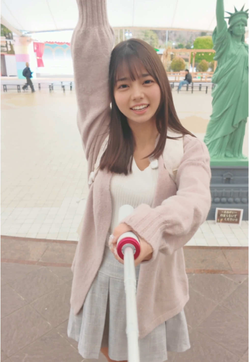自由の女神と一緒に動画撮ったよ☺️🗽 #自由の女神 #東武ワールドスクウェア #栃木県 #日光市 #テーマパーク #ミニチュア #旅行 #旅行日記 #旅行vlog 