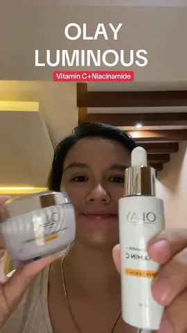 Olay luminous with niacinamide and vitamin c.. #olay  #olayluminous  #olaycream  #olayserum  #olayskincare  #skincare  #moisturizerrecommendation  #serumrecomended  #mildskincare @Olay PH @Olay Skin Care 