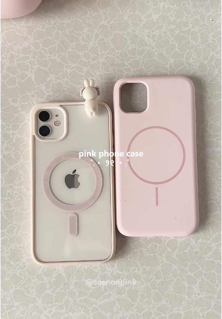 most aesthetic pink case duo 🐰🎀☁️✨ #caseip #casingiphone #rekomendasicaseiphone #caseiphone11 #caseiphoneaesthetic #caseiphonelucu #magsafecase #casemagsafe #promoguncang22 #ramadhanekstraseru #ntzencase 