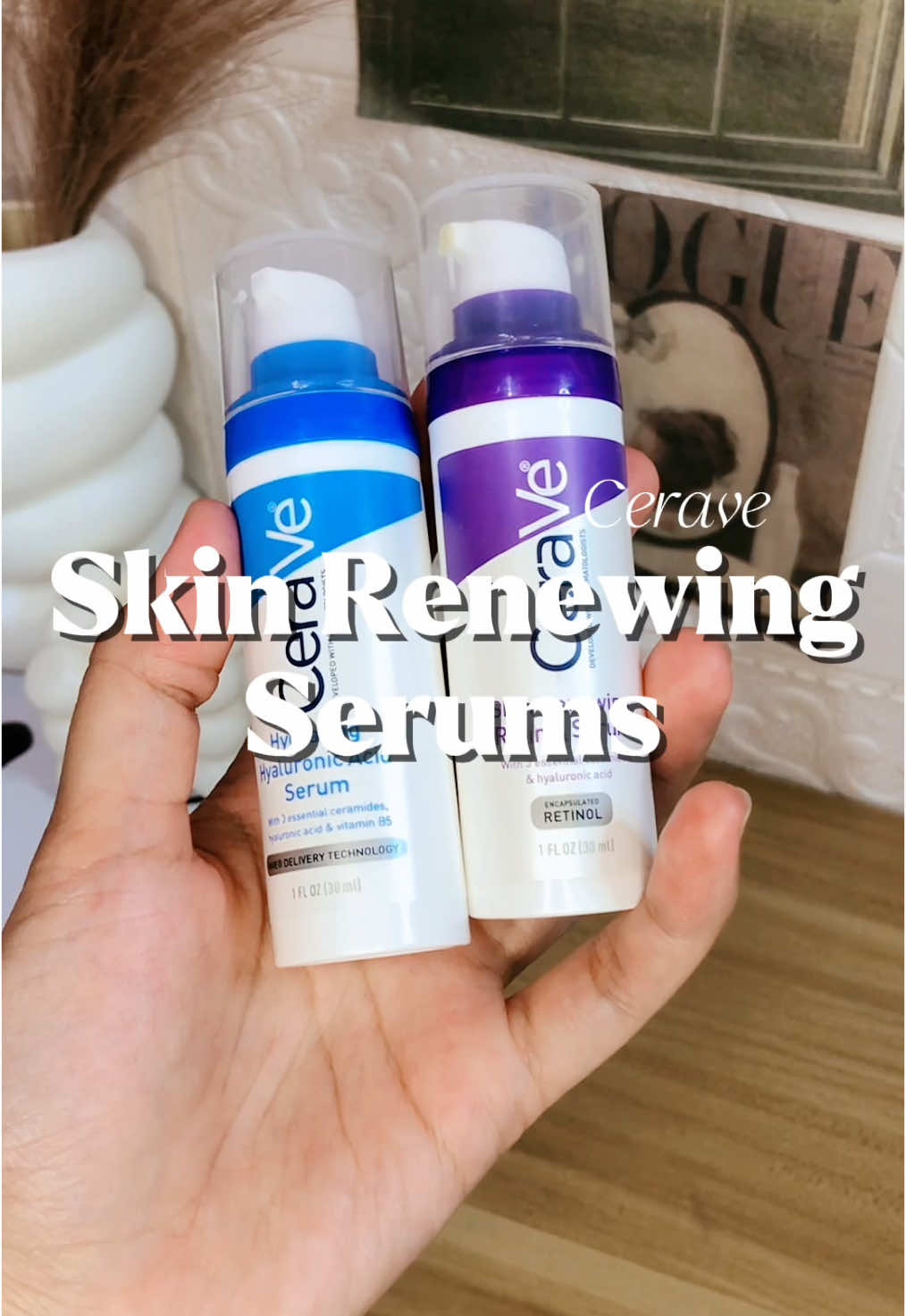 Replying to @JZ.selfcare Your favorite serum from Cerave is on SALE‼️Get yours now!! #cerave #ceraveph #ceraveskinrenewing #ceraveskinrenewingretinolserum #ceravehydratinghyaluronicacidserum #ceraveserum #serum 