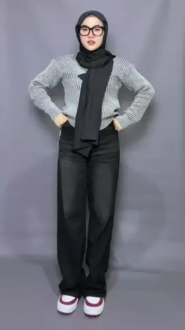 secakap ini cuman 80 rb🥳#outfitcewe #fyp #ootdhijabstyle #outfutideas #baggyjeans #skena #baggy #ootdhijab 