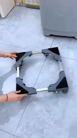 #tiktokshop #4 Foot Wheel Adjustable Bracke#Today , the pulley base of the washing machine is installed on this, and the dirt under the washing machine can be cleaned by pushing and moving the washing machine. It is really convenient #strong and durabl