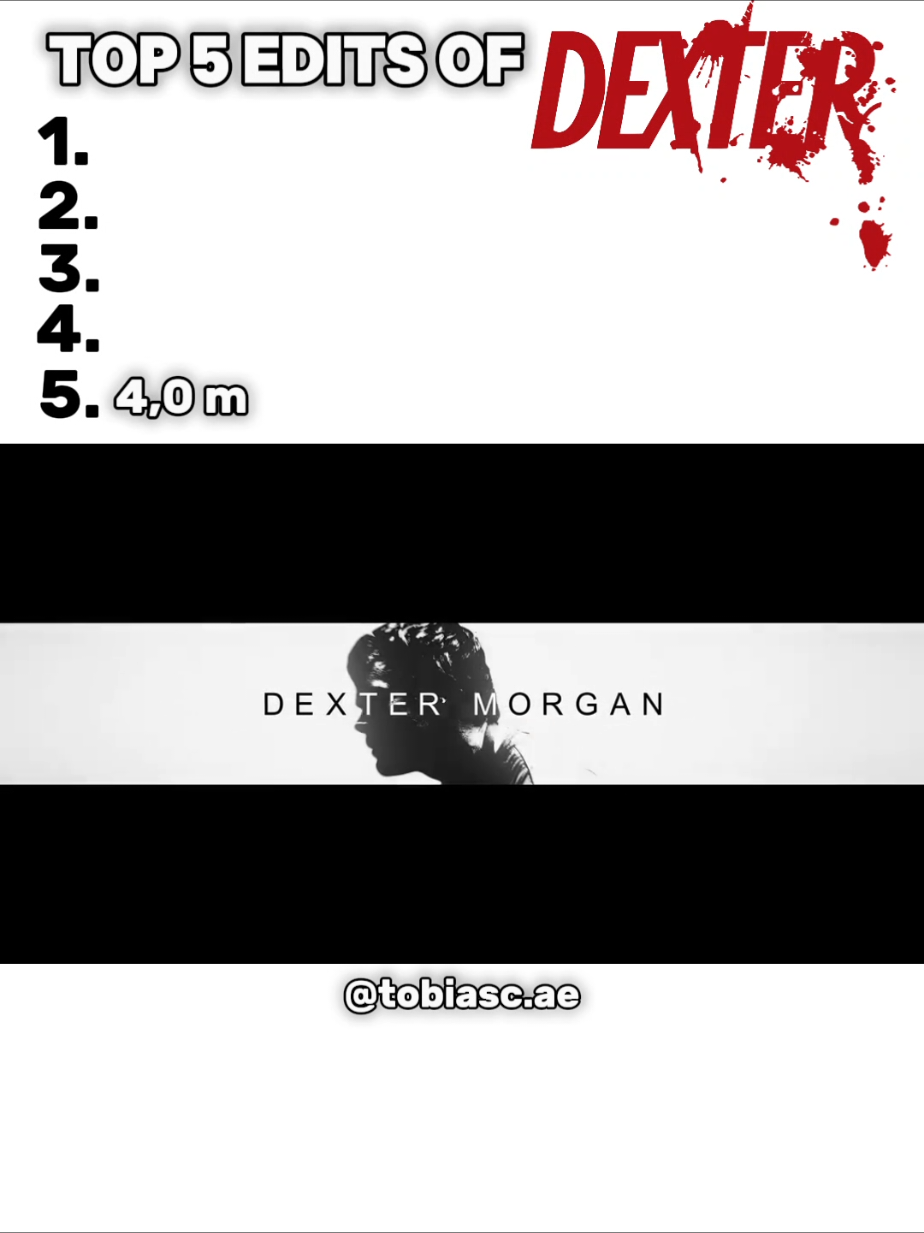 The last one is insane 😈🔥 Top 5 edits of Dexter  #top5 #dexter #dexteredit #dextermorgan #dextermorganedit #edit #viral #tiktok 