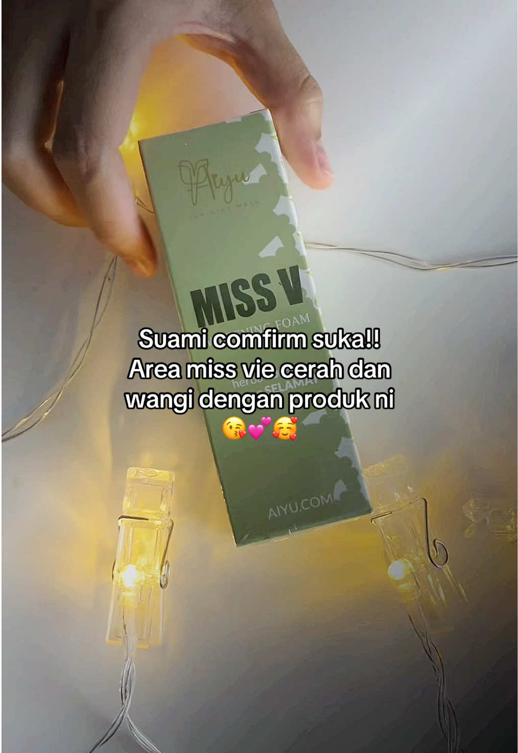 Risau lak nanti suami makin melekat je 🥺🥺 #aiyufemininewash #wanita #sprayherb #feminine #keputihan #missvie 