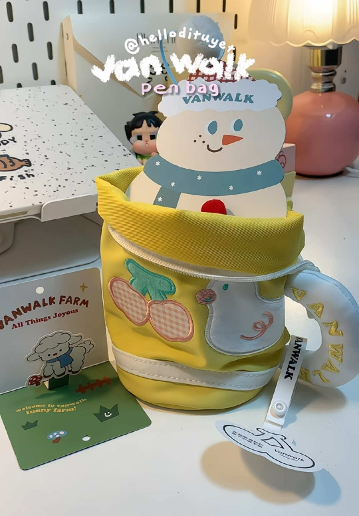 thí cưng vữ luôn á chờii🥹#vanwalk #penbag#hellodituyet #diyereview #xh #unbox #unboxing #🎀 #💗 