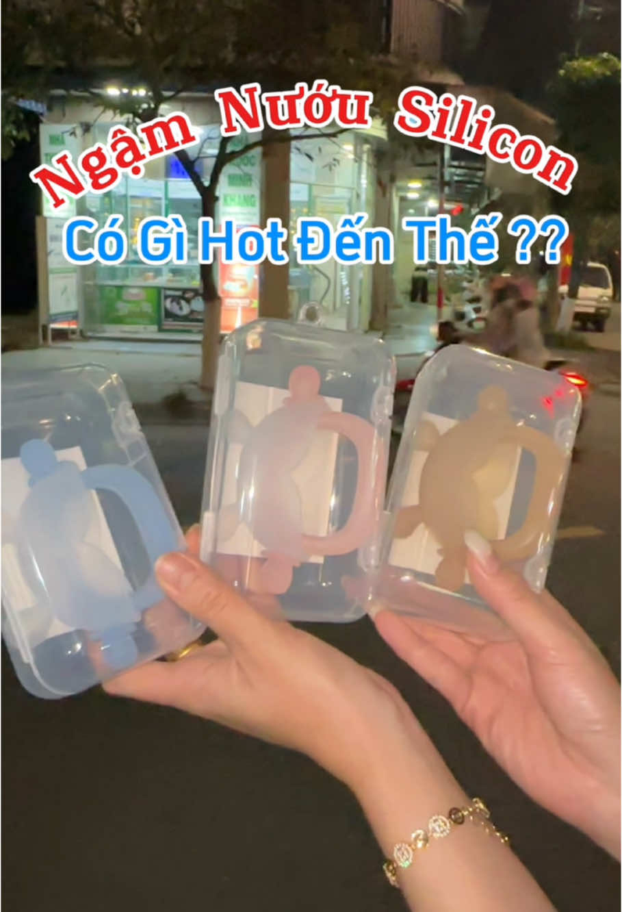 Ti Ngậm Nướu Hình Gấu Chất Liệu Silicon Giải Pháp Ngậm Tay Hiệu Quả Cho Bé 🥰 #tingam #gamnuousilicone #siliconemask #hinhgau #xh 