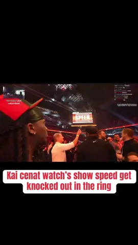 He got body slammed bruh#fyp #viral #ishowspeed #kaicenat #WWE #clips