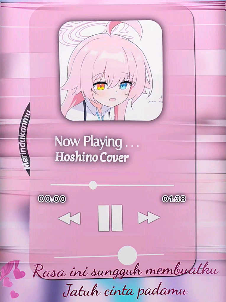 Merindukanmu🩷~ - Hoshino Cover | Takanashi Hoshino AI Cover #cover #ai #bluearchive 