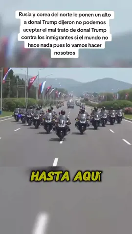Rusia y corea del norte le ponen un alto a donal Trump dijeron no podemos aceptar el mal trato de donal Trump contra los inmigrantes si el mundo no hace nada pues lo vamos hacer nosotros #noticias #usa_tiktok #usa🇺🇸 #informacion #noticiasestadosunidos #viralvideo 