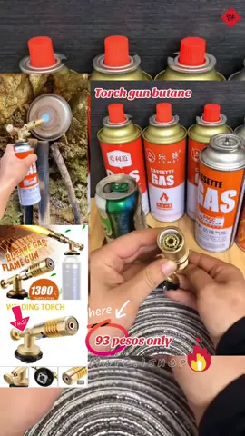 Portable Gas Torch Butane fot only 93 pesos #torch #torchgunflame #torchgun #torchgunbutane #torchburner 