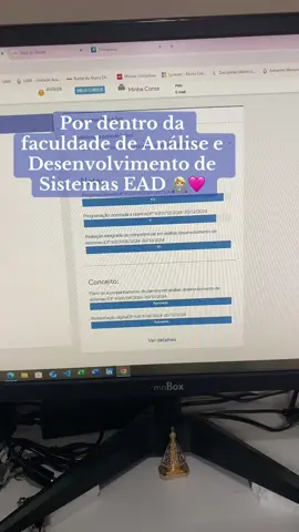Por dentro da minha Graduação em Análise e Desenvolvimento de Sistemas 👩🏼‍💻👋🏼 Mais um semestre concluído 👍🏻  📍 Passa muito rápido! Faço na UNICID EAD  #explorar #desenvolvedor #backend #frontend #programacao #analisedesenvolventodesistema #programacao #ti #tecnologi #faculdade #unicid #EAD 