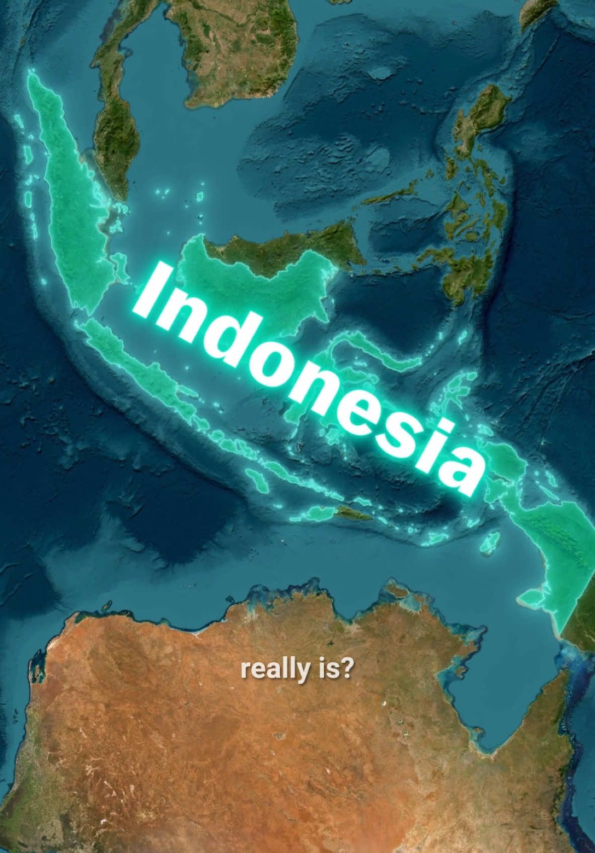 How BIG Is Indonesia? 🇮🇩 #indonesia #island #islandnation #jakarta #population #countries #canada #japan #india #china #us #learn #usa #unitedstates #map #maps #geography #History #viralfact #facts #fyp #interestingfact #geotok #historytok 