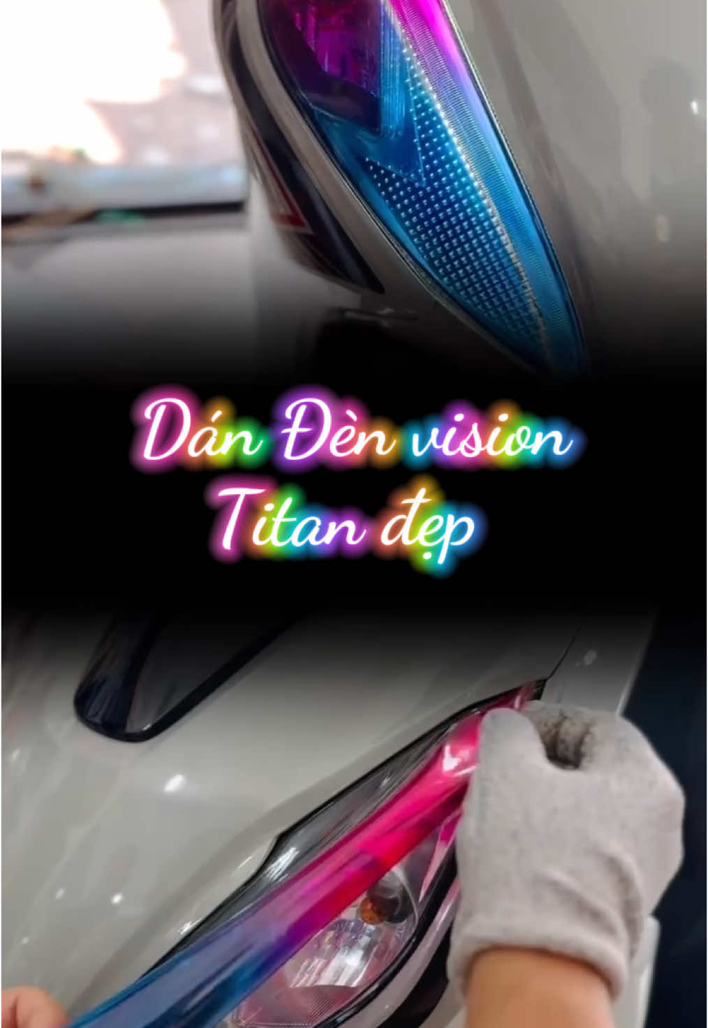 Dán Đèn xe vision TITAN đẹp khác lạ dễ dán tại nhà 😍😍😎#decal #decalcaocap #decaltrangtrixe #temxedep #decaloto #car #denxe #nhandecal #dandenxpander #xuhuongtiktok #viral #vision #visionpro #vision2025 #phukien #phukienoto #danxe #danden 