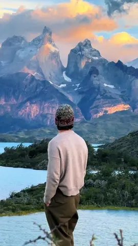 Sunrise in beautiful Patagonia. 