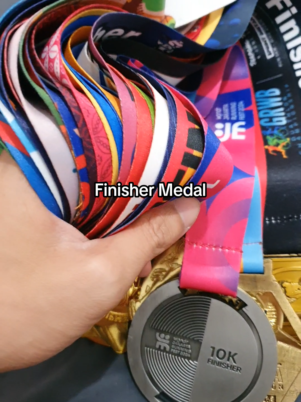 finisher medal #Running #runner #pelari #finisher #medali #medal #competition #sport #indonesia #race #balap #sprint #longrun 