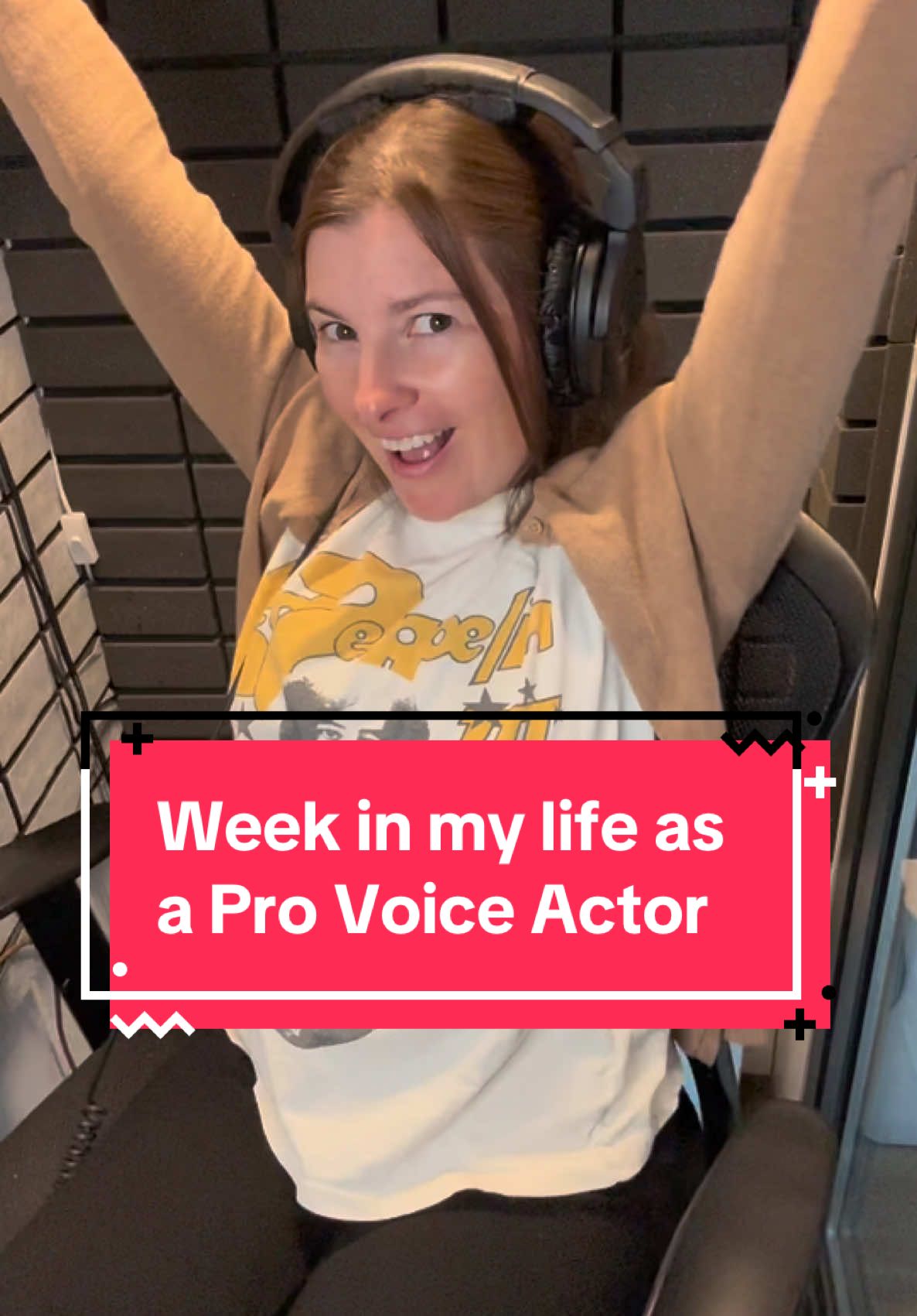 Every week is different when you’re a voice actor. Come along for the ride! #voiceactor #recordingstudio