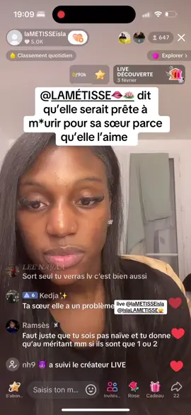 live des métisses ! #rediffusionlive #pourtoii #fyp #foryoupagе #fakesituation⚠️ #videoviral 