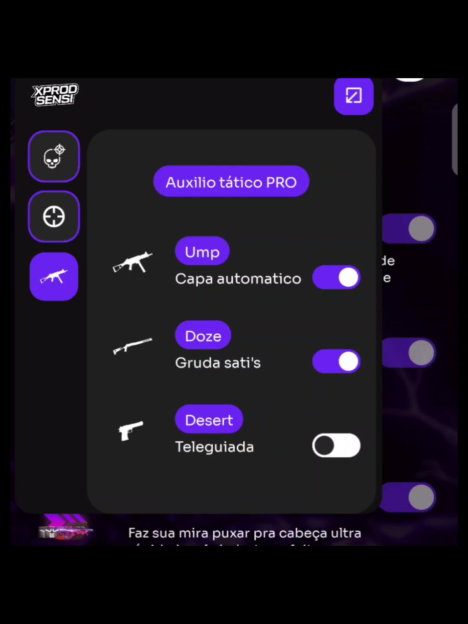 Painel Mira Pro 2.0. Atualizado - Xprod 👾 #sensi #painelff #freefire #android #iphone #xprodff #mirapro2.0