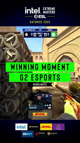 @G2 Esports winning moment vs Falcons 👀 #ESL #gaming #IEM #iemkatowice2025 #intelextrememasters #katowice #cs2 #counterstrike2 #esports #competitivegaming #GamingOnTikTok 