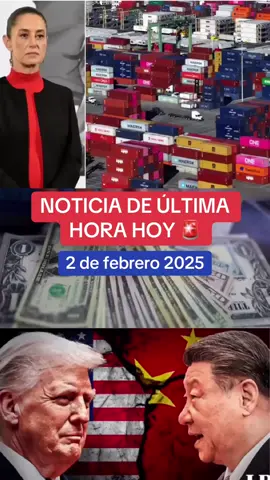 La reciente imposición de aranceles del 25% por parte del presidente de Estados Unidos, Donald Trump, a las importaciones mexicanas ha generado una respuesta firme del gobierno mexicano. La presidenta Claudia Sheinbaum ha anunciado la implementación de “medidas arancelarias y no arancelarias” en represalia, aunque no se han detallado los productos estadounidenses que serán afectados.  #NoticiasUSA #aranceles #trump #noticiastiktok 